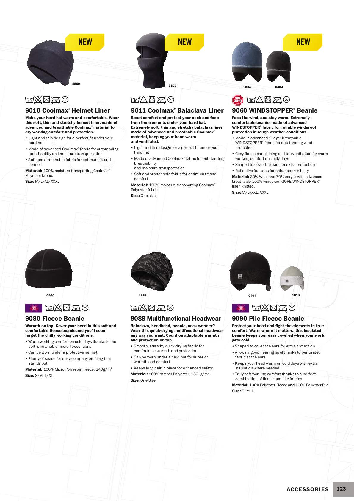 Snickers 9010 Coolmax® Helmet Liner Snickers Direct 